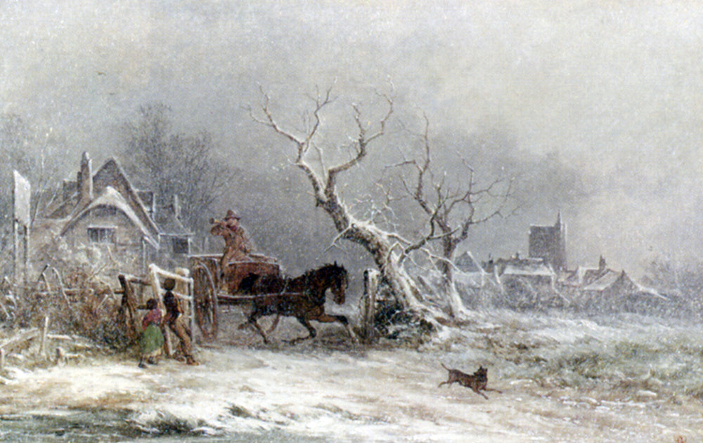 George Augustsus Williams A Snow Storm Art Print Printoyster george-augustsus-williams-a-snow-storm-art-print-printoyster