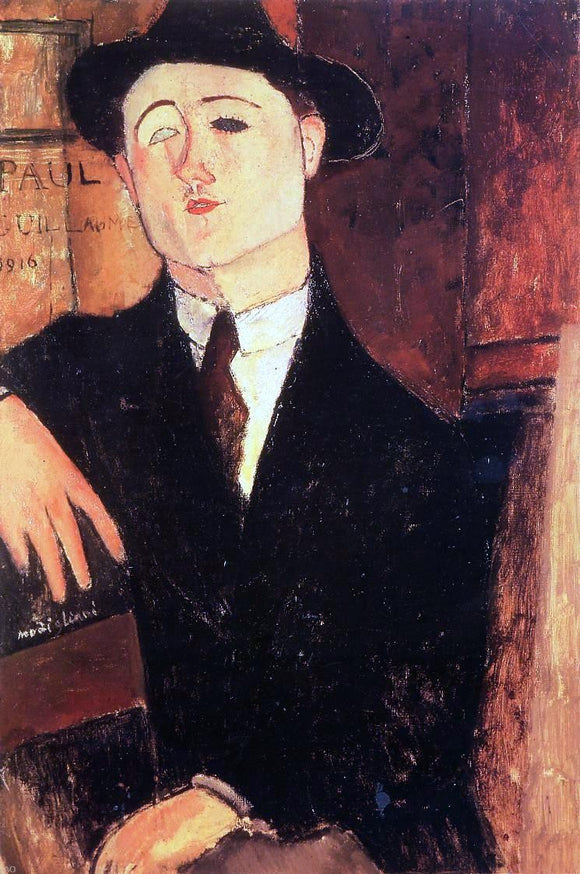  Amedeo Modigliani Portrait of Paul Guillaume - Art Print