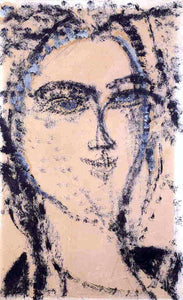  Amedeo Modigliani Woman's Head - Art Print