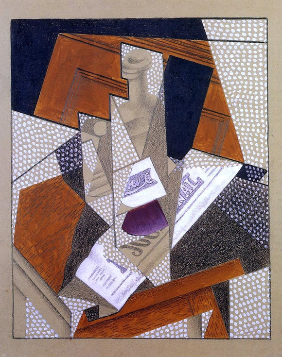  Juan Gris Bottle - Art Print