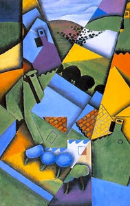  Juan Gris Landscape at Ceret - Art Print