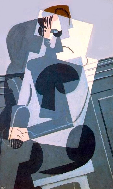  Juan Gris Portrait of Josette (also known as his daughter) - Art Print