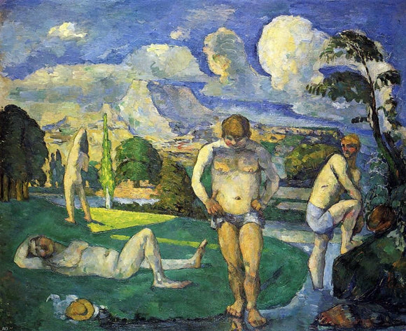  Paul Cezanne Bathers at Rest - Art Print