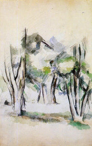  Paul Cezanne Trees - Art Print