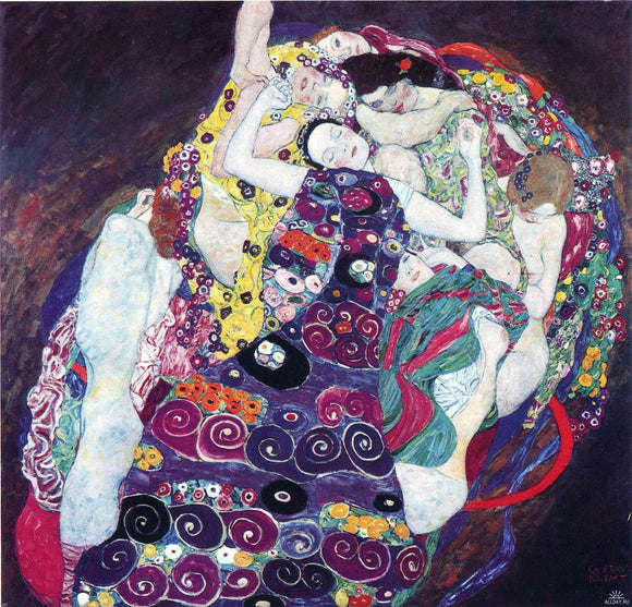  Gustav Klimt The Virgins - Art Print