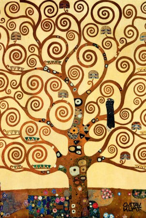  Gustav Klimt A Tree of Life - Art Print