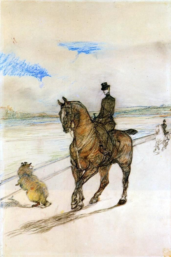  Henri De Toulouse-Lautrec Horsewoman - Art Print