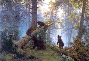  Ivan Ivanovich Shishkin Morning in Piny Wood - Art Print