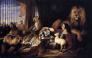  Sir Edwin Henry Landseer Isaac van Amburgh and his Animals - Art Print