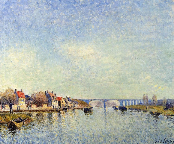  Alfred Sisley Banks of the Loing at Saint-Mammes - Art Print