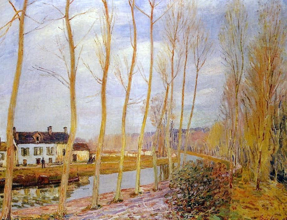  Alfred Sisley The Loing Canal at Moret - Art Print