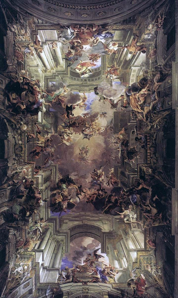  Andrea Pozzo The Allegory of the Jesuits' Missionary Work - Art Print