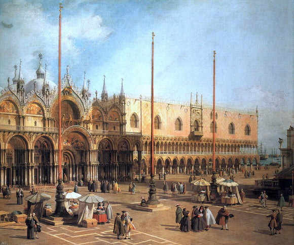  Canaletto Piazza San Marco - Looking Southeast - Art Print