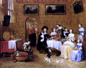  Gillis Van Tilborgh Family Portrait - Art Print