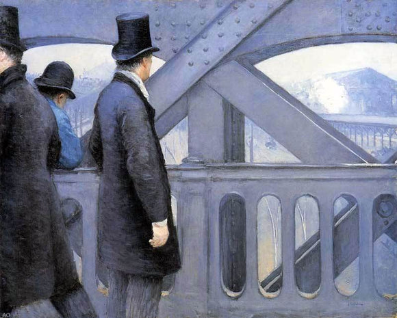  Gustave Caillebotte The Pont de Europe - Art Print