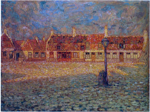  Henri Le Sidaner Sunset at the Petit Palace Gravelines - Art Print