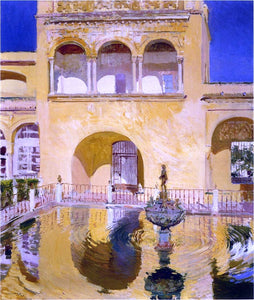  Joaquin Sorolla Y Bastida The Alcazar at Seville - Art Print