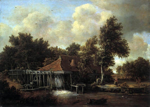  Meyndert Hobbema A Watermill - Art Print