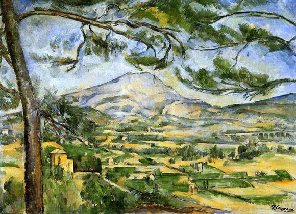  Paul Cezanne Mont Sainte-Victoire (Courtauld) - Art Print