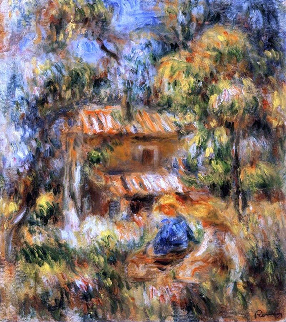  Pierre Auguste Renoir Cagnes Landscape - Art Print