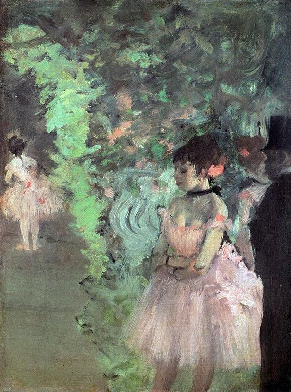  Edgar Degas Dancers Backstage - Art Print