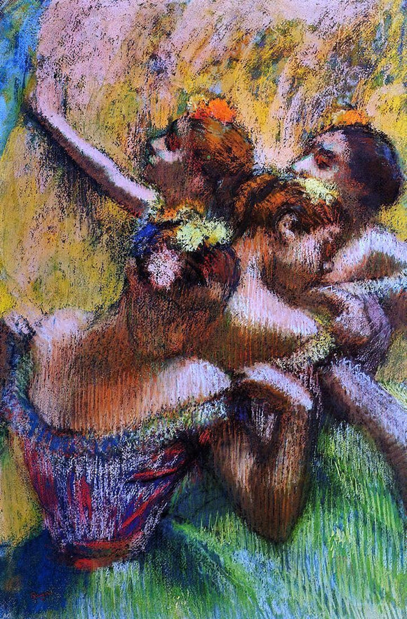  Edgar Degas Four Dancers - Art Print