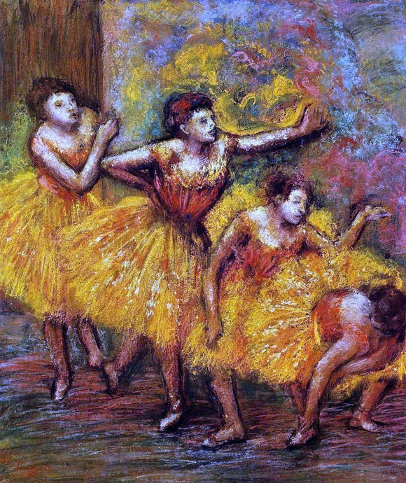  Edgar Degas Four Dancers (also known as Quatre danseuses) - Art Print