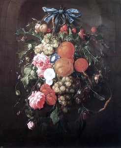  Cornelis De Heem Still-Life with Flowers - Art Print