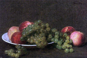  Henri Fantin-Latour Peaches and Grapes - Art Print