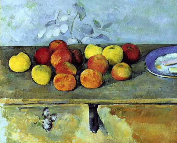  Paul Cezanne Apples and Biscuits - Art Print