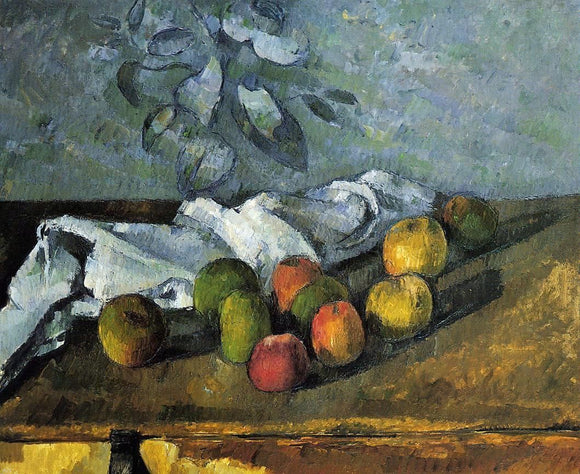  Paul Cezanne Apples and Napkin - Art Print