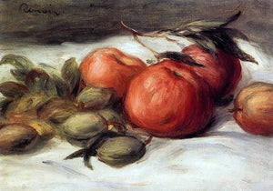  Pierre Auguste Renoir Still Life with Apples and Almonds - Art Print