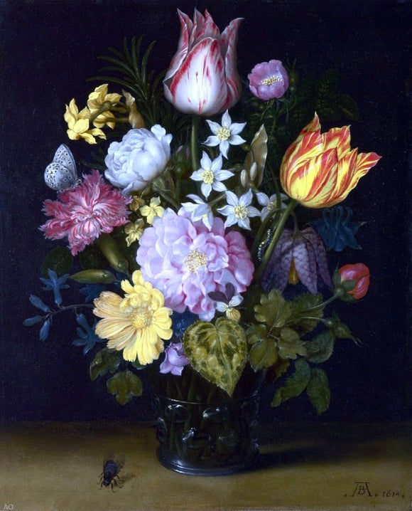  The Elder Ambrosius Bosschaert Flowers in a Vase - Art Print