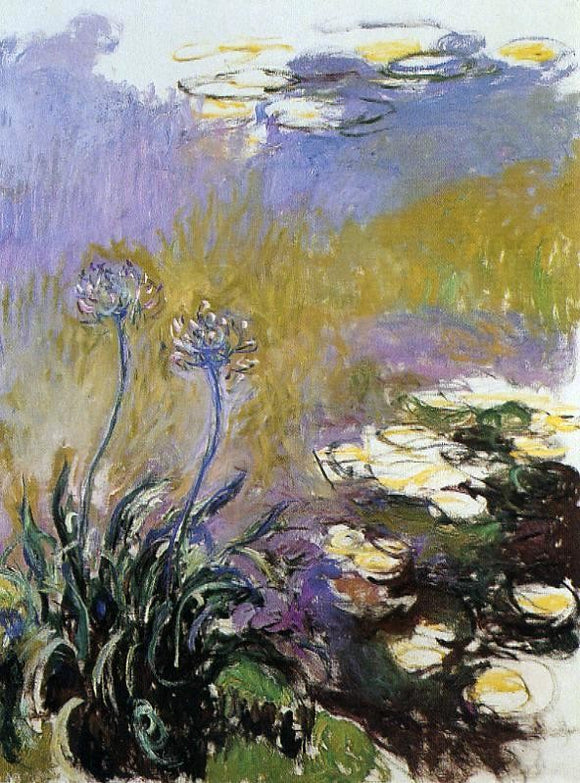  Claude Oscar Monet Agapanthus - Art Print