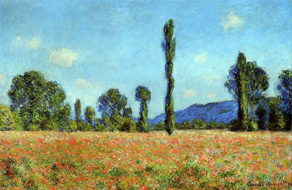  Claude Oscar Monet Poppy Field - Art Print