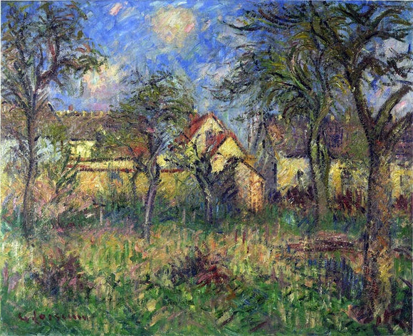  Gustave Loiseau The Garden - Art Print