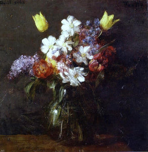  Henri Fantin-Latour Flowers - Art Print