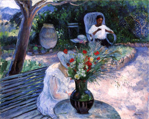  Henri Lebasque The Garden at Pradet - Art Print