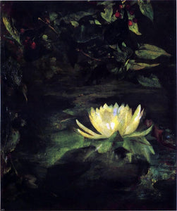  John La Farge Water Lily (also known as Lotus Leaves) - Art Print