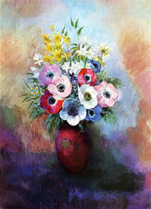  Odilon Redon Anemones - Art Print