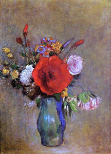  Odilon Redon Vase of Flowers - Art Print