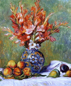  Pierre Auguste Renoir Flowers and Fruit - Art Print