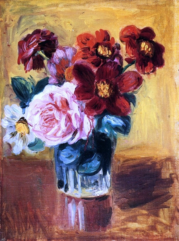  Pierre Auguste Renoir Flowers in a Vase - Art Print