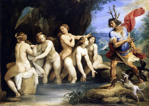  Giuseppe Cesari Diana and Actaeon - Art Print