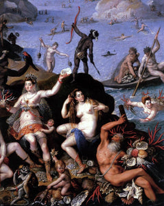  Jacopo Zucchi The Coral Fishers (detail) - Art Print