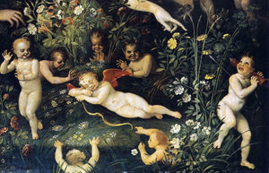  Masters of the Fontainebleau School Mythological Allegory (detail) - Art Print