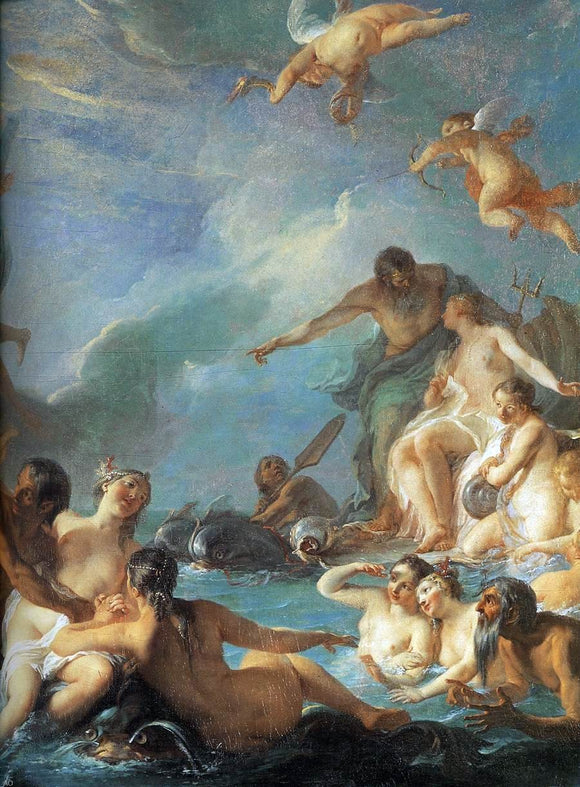  Noel-Nicolas Coypel The Rape of Europa (detail) - Art Print