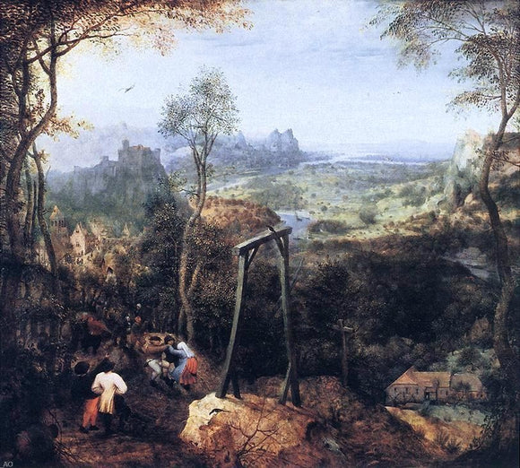  The Elder Pieter Bruegel Magpie on the Gallow - Art Print