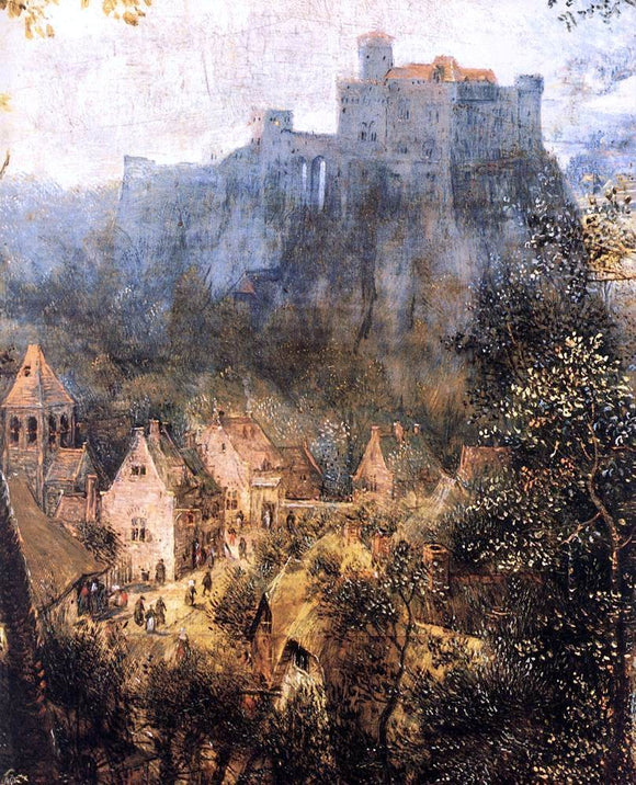  The Elder Pieter Bruegel Magpie on the Gallow (detail) - Art Print