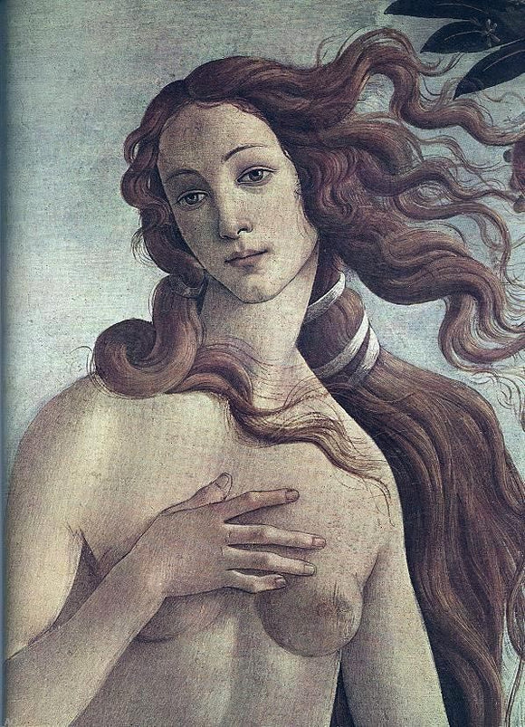  Sandro Botticelli The Birth of Venus [detail] - Art Print